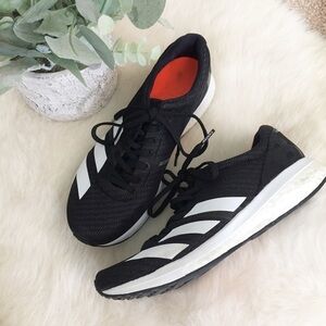 [Adidas] Adizero Boston 8 Black & White Sneakers